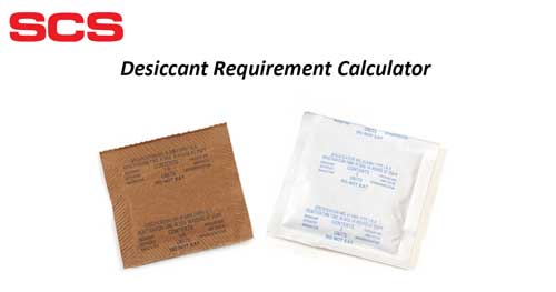 SCS Desiccant Requirement Calculator