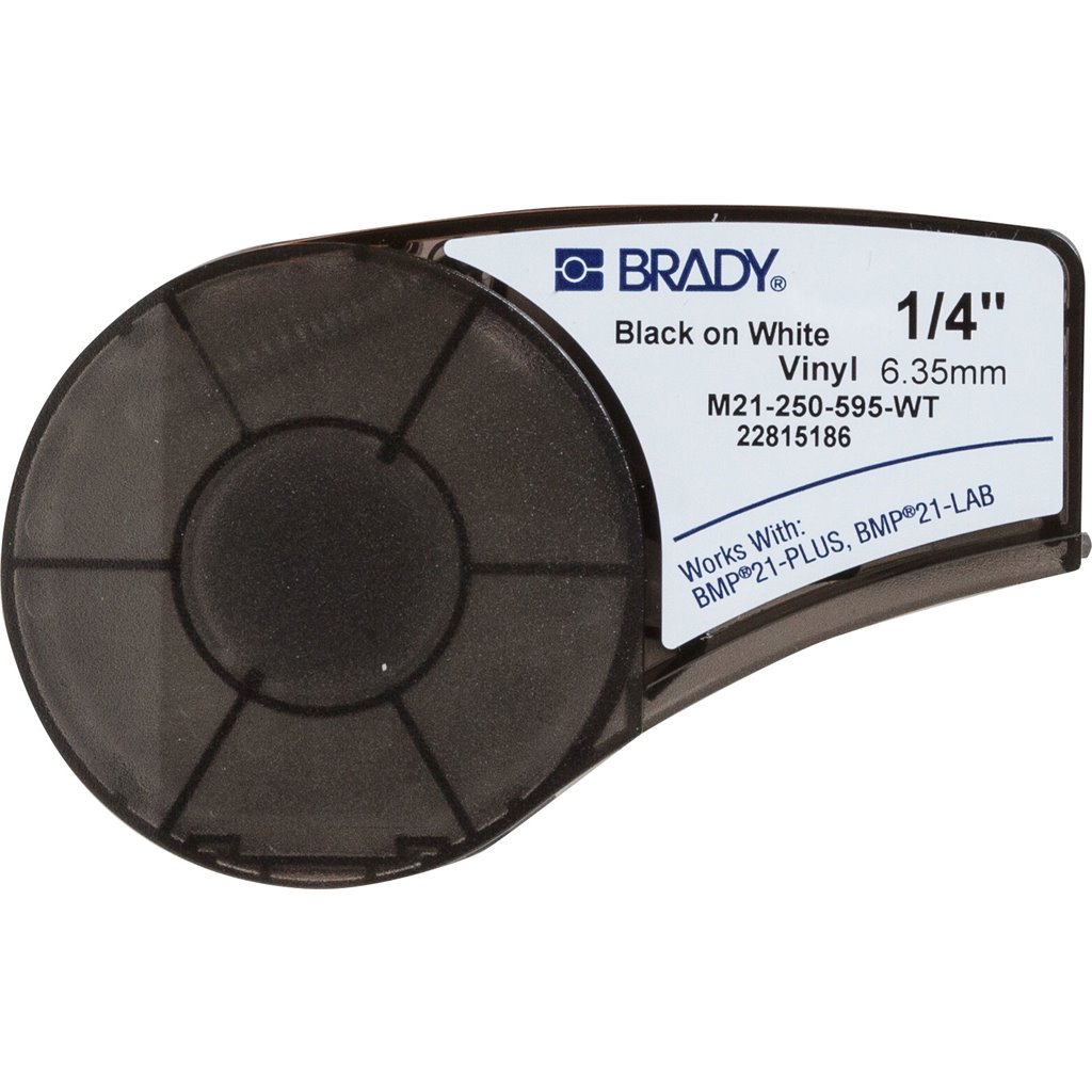 Brady M21-250-595-WT - B-595 M21 Series Label Cartridge - 21' X 0.25 ...