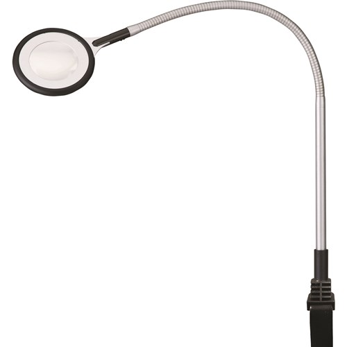 Waldmann 113142M10 RING LED magnifier - gooseneck arm - 100-240 V - 6 W - 6 diopter (2.5X) - w/ clamp - IP20