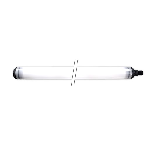 Waldmann 113446000-00694177 RL40LE-12 - LED Linear Tube Light - 5W - 24V DC - opal white - polycarbonate - 40mm (14.4")