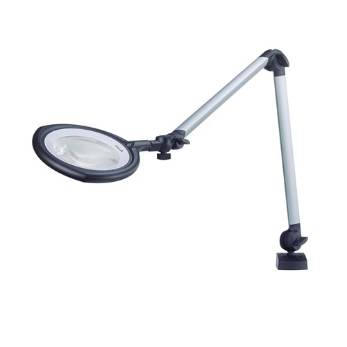 Waldmann 113713000-00805254 TEVISIO LED magnifier - 31" articulating arm - 3.5 diopter (1.88X) - 13 W - 5000 K - dimmable - w/seg switching