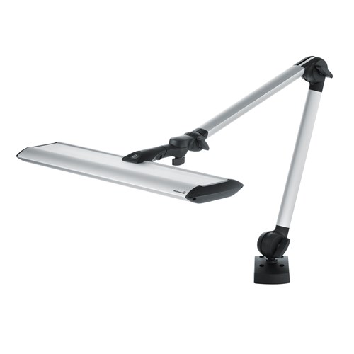 Waldmann 113736000-00809773 TANEO LED Task Light - Double Arm - 30W - 100-240V - 2100/940/D/CDP - 4000K (22.7") - Clamp