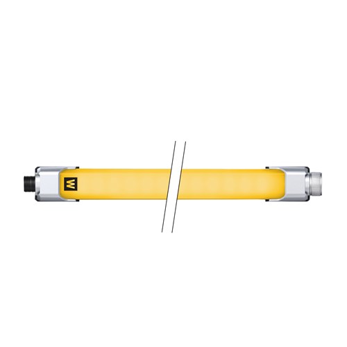 Waldmann 114100000-00804404 LINURA.edge Linear Task Light - LEA - Yellow - 22-26V DC - 3W (7.6")