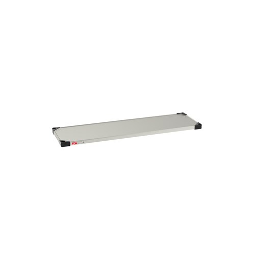 InterMetro Industries 1448FS Super Erecta Solid Shelf - Standard Stainless Steel - 14" x 48"