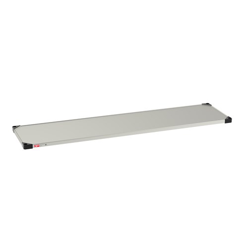 InterMetro Industries 1872FS Super Erecta Solid Shelf - Standard Stainless Steel - 18" x 72"