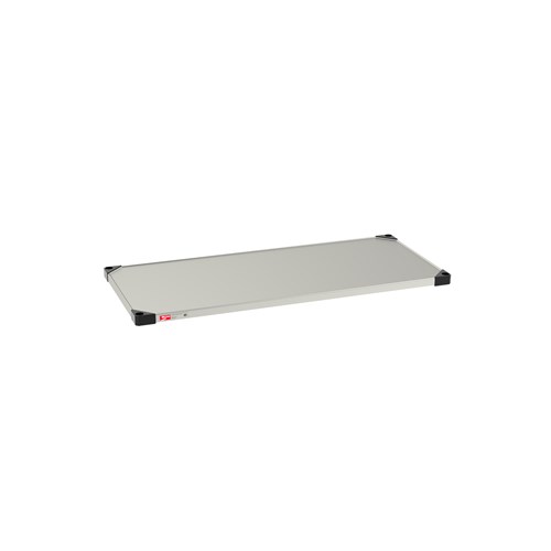 InterMetro Industries 2148FS Super Erecta Solid Shelf - Standard Stainless Steel - 21" x 48"