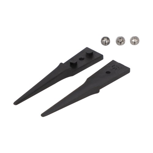 Lindstrom 242ACF Professional Tweezer Accessories - Set of 2 Carbon Fiber Tips and 3 Screws w/ Straight - Fine Tips for TL 242CFR-SA