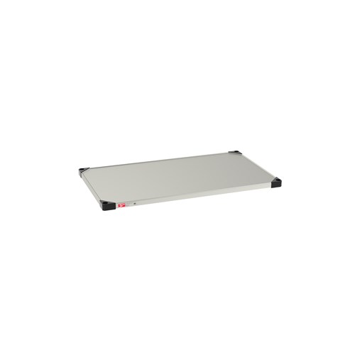 InterMetro Industries 2442FS Super Erecta Solid Shelf - Standard Stainless Steel - 24" x 42"