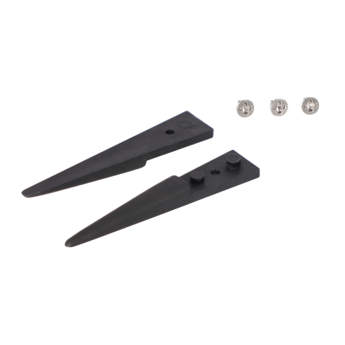 Lindstrom 249-ACF Tweezer Accessories - Set of 2 Carbon Fiber Tips + 3 Screws w/ Straight - Thick - Beveled - Strong Tips for TL 249CFR-SA