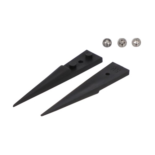 Lindstrom 259ASV Tweezer Accessories - Set of 2 PVDF Tips + 3 Screws w/ Straight - Fine - Pointed - Strong Tips for TL 259SVR-SA