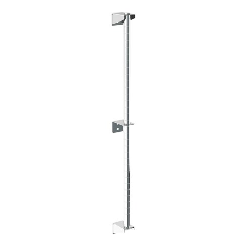 InterMetro Industries 33PDF Super Erecta Wall Mount Post - Chrome - 33" H