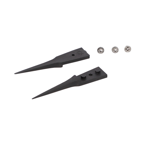 Lindstrom 5-ACF Tweezer Accessories - Set of 2 Carbon Fiber Tips + 3 Screws w/ Straight - Very Fine - Sharp Tips for TL 5CFR-SA-TL 5XCFR-SA