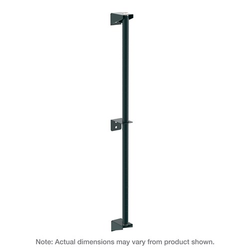 InterMetro Industries 54PDFK3 Super Erecta Wall Mount Post - Metroseal Green Epoxy - 54" H