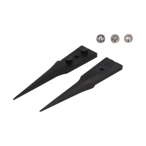 Lindstrom 5ASV Tweezer Accessories - Set of 2 PVDF Tips + 3 Screws w/ Straight - Very Fine - Sharp Tips for TL 5SVR-SA-TL 5XSVR-SA