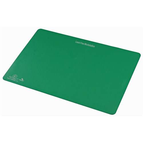 Charleswater/Desco Industries 66467 - Statfree T2 Plus Dissipative Dual Layer Rubber Tray Liner - 0.06" x 16" x 24" - Green -Radius Corners