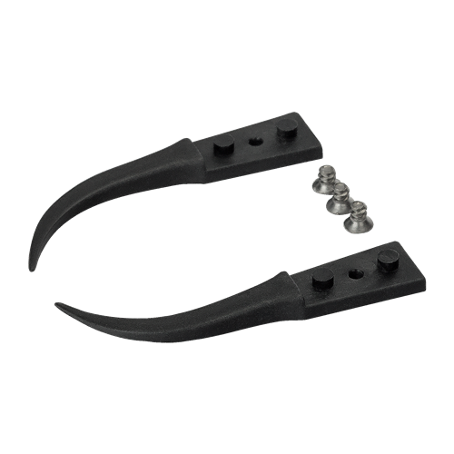 Lindstrom 7-ACF Tweezer Accessories - Set of 2 Carbon Fiber Tips + 3 Screws w/ Curved and Very Fine Tips for TL 7Cfr-Sa