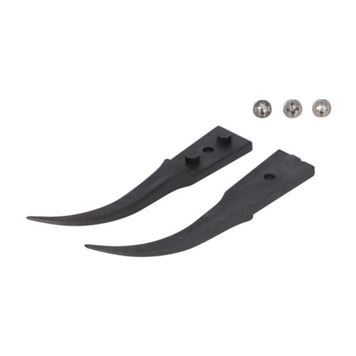 Lindstrom 7ACP Tweezer Accessories - Set of 2 Carbon PEEK Tips + 3 Screws w/ Curved and Very Fine Tips for TL 7Cpr-Sa