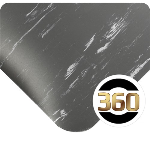 Wearwell 819.78x2x10AMCH - 819 UltraSoft Tile-Top AM w/ WOW! - 2' x 10' - Charcoal