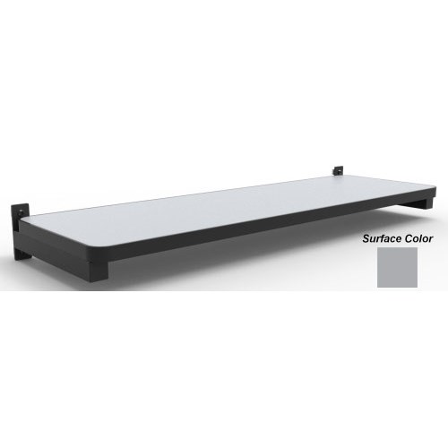 Production Basic 8418 - Laminate Shelf for Workbench - 36" W x 18" D - Gray