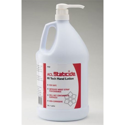 ACL Staticide 7002 - Staticide® Hi-Tech ESD Hand Lotion w/Pump - 1 Gallon