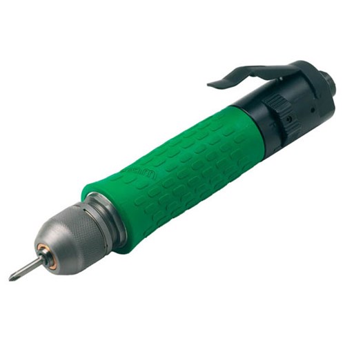 ASG CSE5LRE - Fiam CSE Series Inline 0.25" Hex Pneumatic Screwdriver w/External Clutch Adjust - Lever Start - 1 to 5 N.m - 2500 RPM