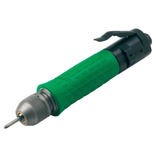 ASG CSE10LRE - Fiam CSE Series Inline 0.25" Hex Pneumatic Screwdriver w/External Clutch Adjust - Lever Start - 1.5 to 10 N.m - 500 RPM