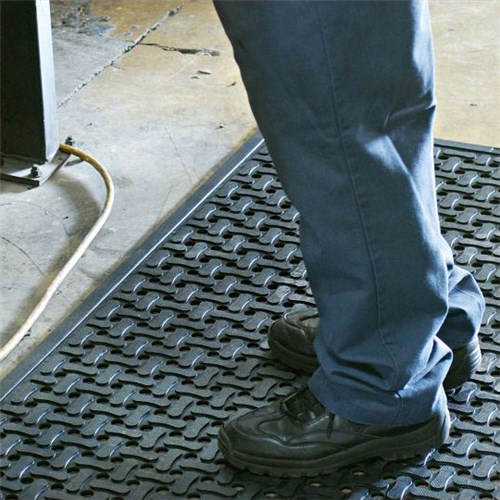 Andersen Co. 420000023100 - No. 4200 Comfort Flow Anti-Fatigue Mat - 2' x 3' - Black