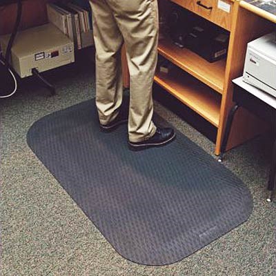 Andersen Co. 421000023100 - No. 421 Hog Heaven Wet/Dry Anti-Fatigue Mat - 2' x 3' - Black