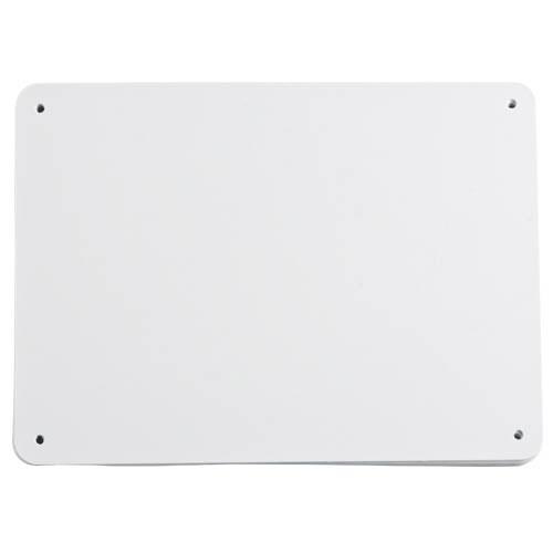 Brady 13623 - B-401 BradyTuff™ Plastic Sign Blanks - 7.625" x 10.25" - White - 10/Pack