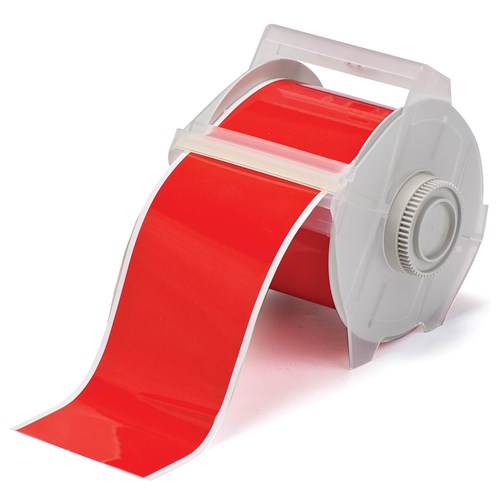 Brady 113119 - B-595 GlobalMark® Indoor/Outdoor Vinyl Tape - 4" x 100' - Red