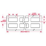 Brady THT-149-422-10 - Thermal Transfer Printable Labels - Permanent Polyester - 0.5" W x 0.5" H - White - 10,000/Roll