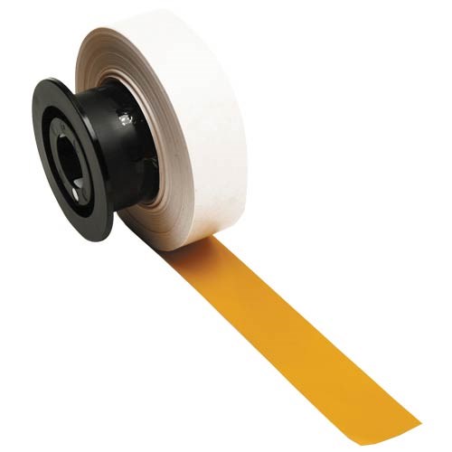 Brady 120848 - B-7569 MiniMark™ General Purpose Indoor/Outdoor Vinyl Tape - 1.125" x 110' - Yellow