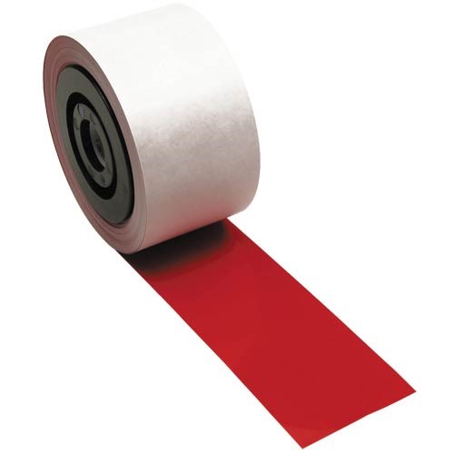 Brady 120863 - B-7569 MiniMark™ General Purpose Indoor/Outdoor Vinyl Tape - 4" x 110' - Red