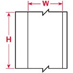 Brady THT-107-428 - Thermal Transfer Printable Labels - Metallized Polyester - 4" W x 300' H - Silver