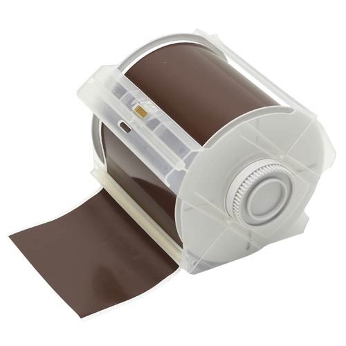 Brady 113135 - B-595 GlobalMark® Indoor/Outdoor Vinyl Tape - 4" x 100' - Brown