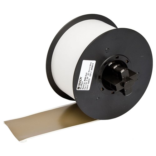 Brady 115756 - B-595 MiniMark™ Super Tough Indoor/Outdoor Vinyl Tape - 2.250" x 100' - Gold