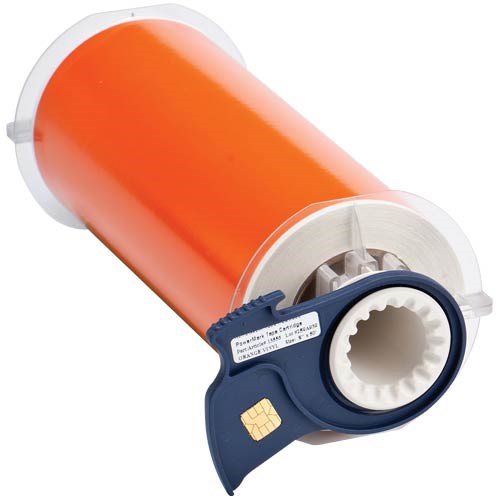 Brady 13556 - B-580 PowerMark® Indoor/Outdoor Vinyl Tape - 8" x 50' - Orange