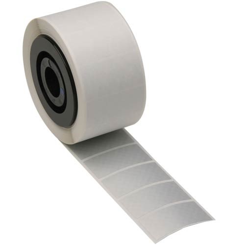 Brady 52148 - B-438 MiniMark™ Tamper-Evident Metalized Polyester Tape - 2" x 1" - Silver