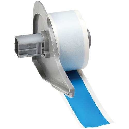 Brady M7C-1000-595-LB Indoor/Outdoor Vinyl Film - 1" x 50' - Light Blue