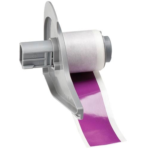 Brady M7C-1000-595-PL Indoor/Outdoor Vinyl Film - 1" x 50' - Purple