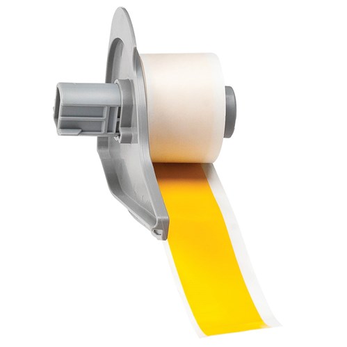 Brady M7C-1000-581-YL Repositional Vinyl Film 1" x 50' - Yellow