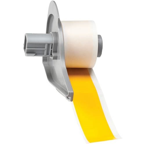 Brady M7C-1000-595-YL Indoor/Outdoor Vinyl Film - 1" x 50' - Yellow