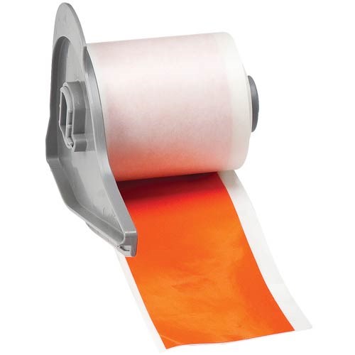 Brady M7C-2000-595-OR Indoor/Outdoor Vinyl Film - 2" x 50' - Orange