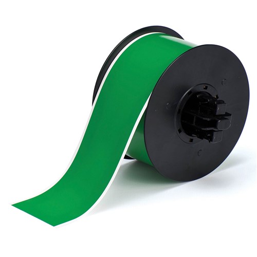 Brady B30C-2250-569-GN - B-569 Low Halide Polyester Labels - 2.25" x 100' - Green