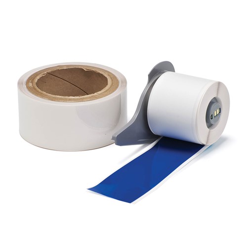 Brady M7-1000-483-BL-KT Blue 1"Toughstripe Labels w/Overlam - 1" x 50'