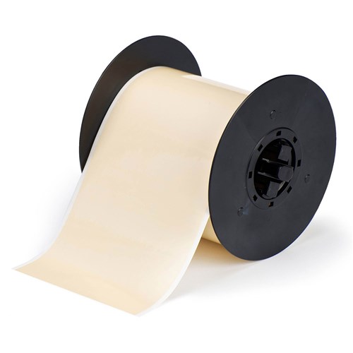 Brady B30C-4000-569-TN - B-569 Low Halide Polyester Labels - 4" x 100' - Tan