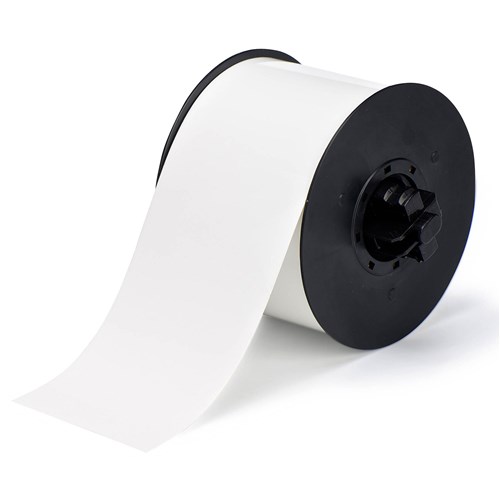 Brady B30C-3250-551-WT - B-551 Non-Adhesive Continuous Tag Stock - 3.25" x 50' - White