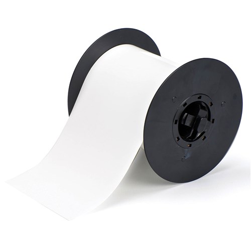 Brady B30C-4250-551-WT - B-551 Non-Adhesive Continuous Tag Stock - 4.25" x 50' - White