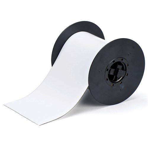 Brady B30C-4250-509-WT - B-509 Printable Magnetic Supply - 4.25" x 25' - White