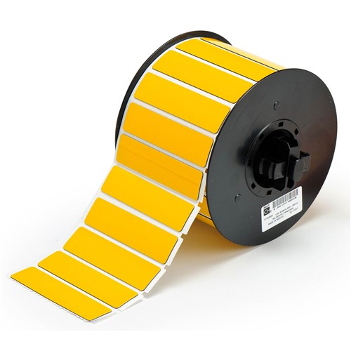 Brady B30EP-175-593-YL - B-593 Raised Profile Labels (Engraved Plate Substitutes) - Rectangular - 0.75" - Yellow